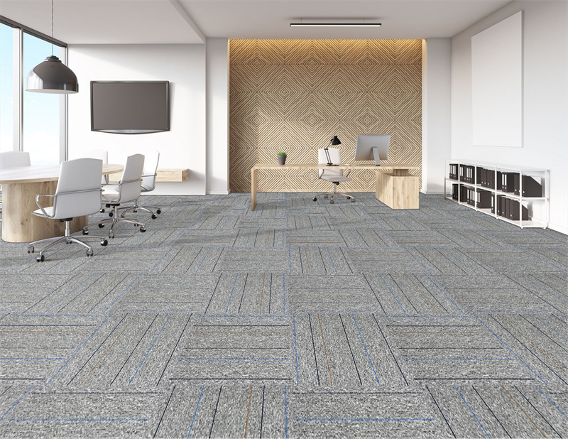 Jackpot LB-02 Carpet Tile In Boardroom